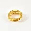 JONC BOUDDHISTE TIBETAIN KUMLAI LIGHT GOLD FIN PAS CHER