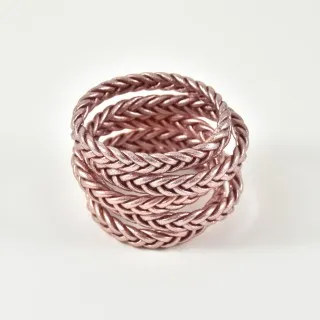 JONC BOUDDHISTE TIBETAIN KUMLAI TRESSE ROSE GOLD PAS CHER