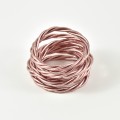 JONC BOUDDHISTE TIBETAINS KUMLAI TORSADE ROSE GOLD PAS CHER
