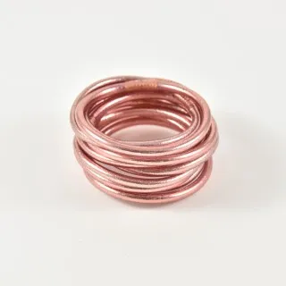 JONC BOUDDHISTE TIBETAIN KUMLAI ROSE GOLD EPAIS PAS CHER