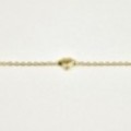 BRACELET FEUILLE GRAVEE ACIER INOXYDABLE GOLD PETIT PRIX