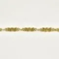 BRACELET PERLES GRIS METALLISE MEDAILLON ACIER INOX GOLD PETIT PRIX