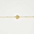 BRACELET PERLES NOIRES ACIER INOXYDABLE GOLD PETIT PRIX