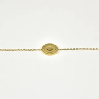 BRACELET PERLES NOIRES ACIER INOXYDABLE GOLD PETIT PRIX