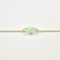 BRACELET CARRE VERT ACIER INOXYDABLE GOLD PETIT PRIX