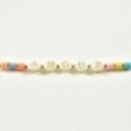 BRACELET MULTICOLORE AMOUR ACIER INOXYDABLE GOLD PETIT PRIX