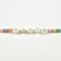 BRACELET MULTICOLORE AMOUR ACIER INOXYDABLE SILVER PETIT PRIX