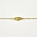 BRACELET MAIN SOLEIL OEIL ACIER INOXYDABLE GOLD PETIT PRIX