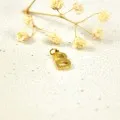 LETTRE B SIMPLE ACIER INOXYDABLE GOLD PETIT PRIX