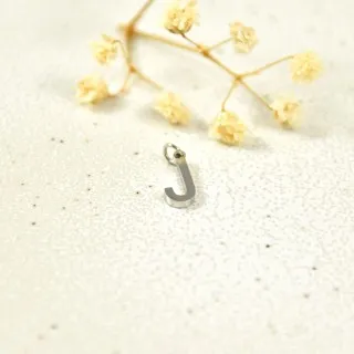 LETTRE J SIMPLE ACIER INOXYDABLE SILVER PETIT PRIX