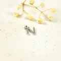 LETTRE N SIMPLE ACIER INOXYDABLE SILVER PETIT PRIX