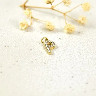 LETTRE P STRASS ACIER INOXYDABLE GOLD PETIT PRIX