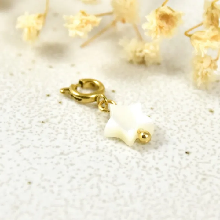 copy of copy of Charm coeur gold