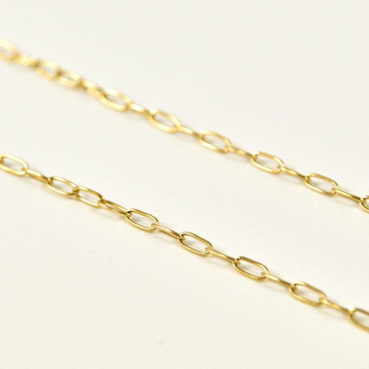 CHAINE PETITE MAILLE ACIER INOXYDABLE GOLD