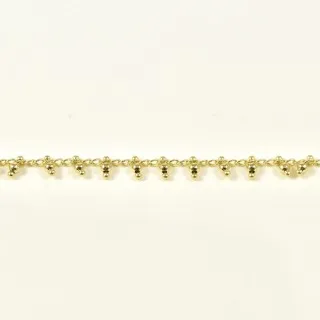 BRACELET PAMPILLES PERLES ACIER INOXYDABLE GOLD PETIT PRIX
