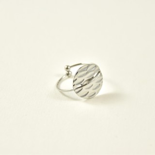 BAGUE RONDE ACIER INOXYDABLE SILVER PETIT PRIX