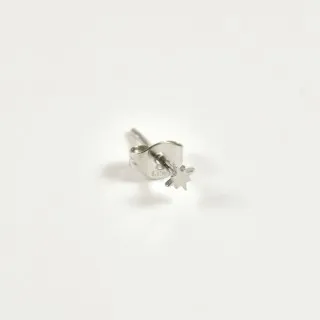 PUCE PETITE ETOILE ACIER INOXYDABLE SILVER PETIT PRIX