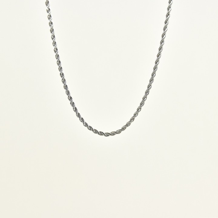 COLLIER MAILLE SERPENT ACIER INOXYDABLE GOLD PETIT PRIX