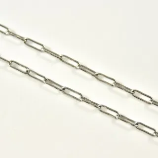 CHAINE CHEVAL MAILLE MOYENNE ACIER INOXYDABLE SILVER PETIT PRIX
