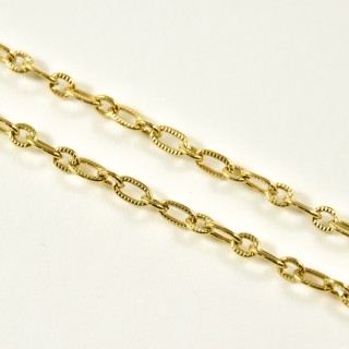 CORDON DE TELEPHONE GROSSE MAILLE MARRON PETIT PRIX