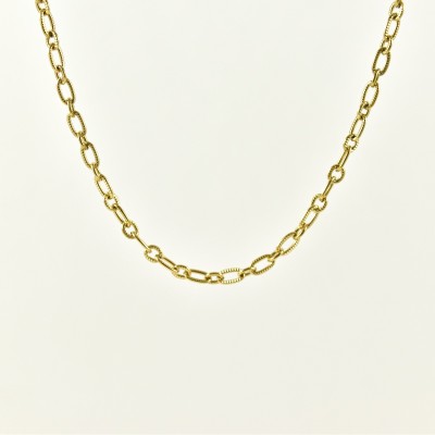CORDON DE TELEPHONE GROSSE MAILLE MARRON PETIT PRIX
