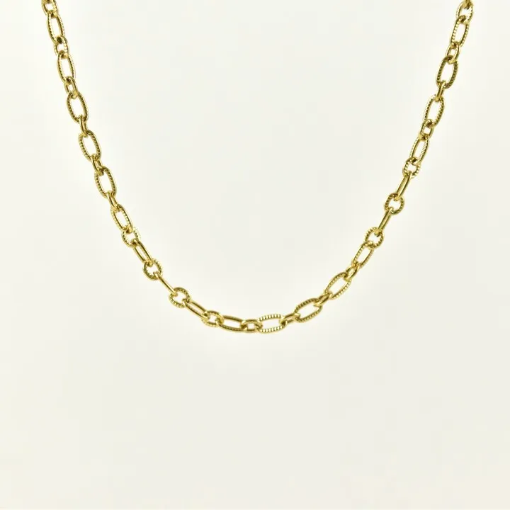 CORDON DE TELEPHONE GROSSE MAILLE MARRON PETIT PRIX
