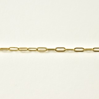 BRACELET PETITE MAILLE CHEVAL ACIER INOXYDABLE GOLD PETIT PRIX