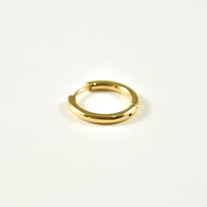 BOUCLE CREOLE ACIER INOXYDABLE GOLD PETIT PRIX