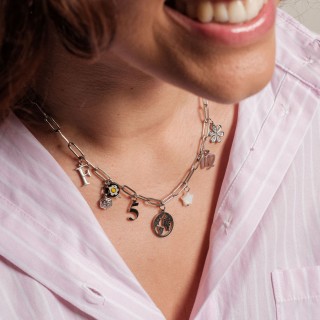 CORDON DE TELEPHONE GROSSE MAILLE MARRON PETIT PRIX