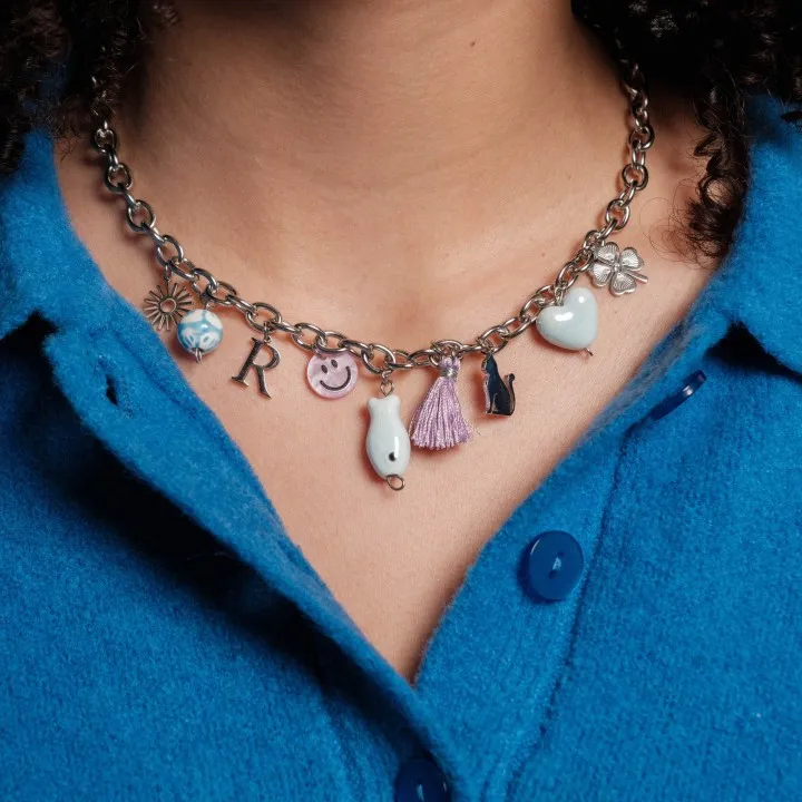 CORDON DE TELEPHONE GROSSE MAILLE MARRON PETIT PRIX