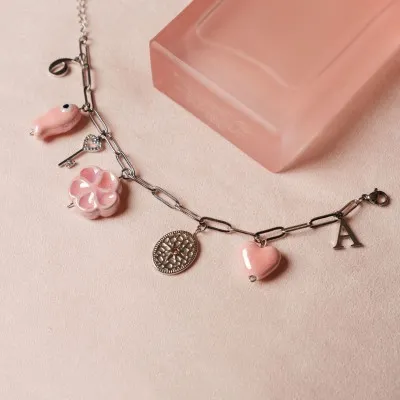 CORDON DE TELEPHONE GROSSE MAILLE MARRON PETIT PRIX