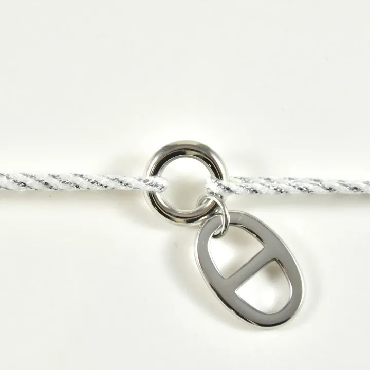 BRACELET PERLES GRIS METALLISE MEDAILLON ACIER INOX GOLD PETIT PRIX