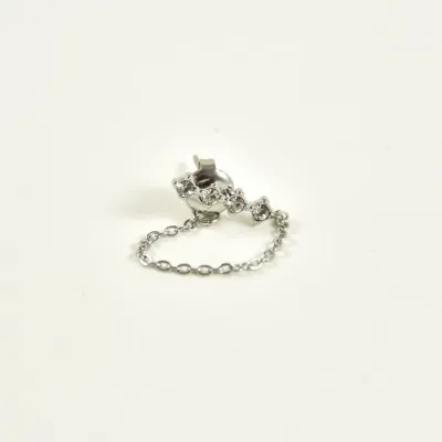FAUX PIERCING ETOILE ACIER INOXYDABLE SILVER PETIT PRIX