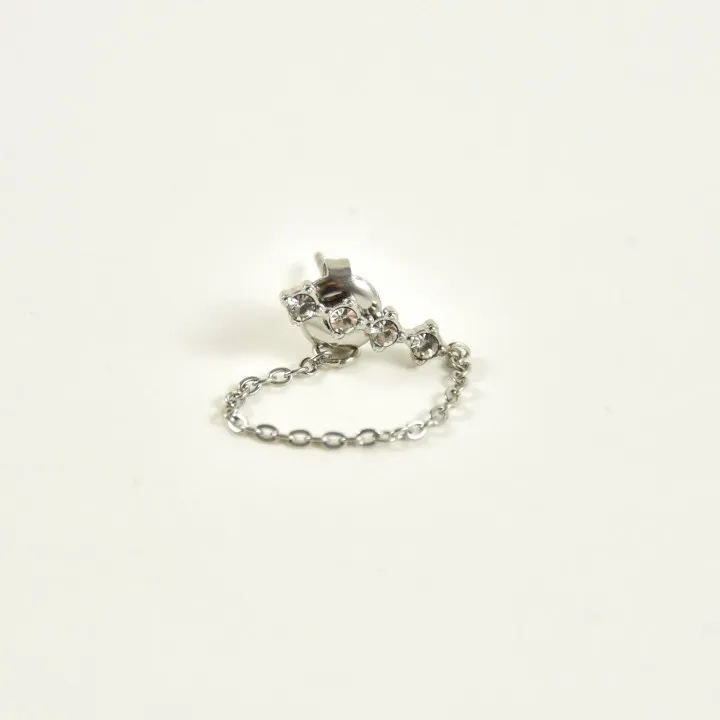 FAUX PIERCING ETOILE ACIER INOXYDABLE SILVER PETIT PRIX