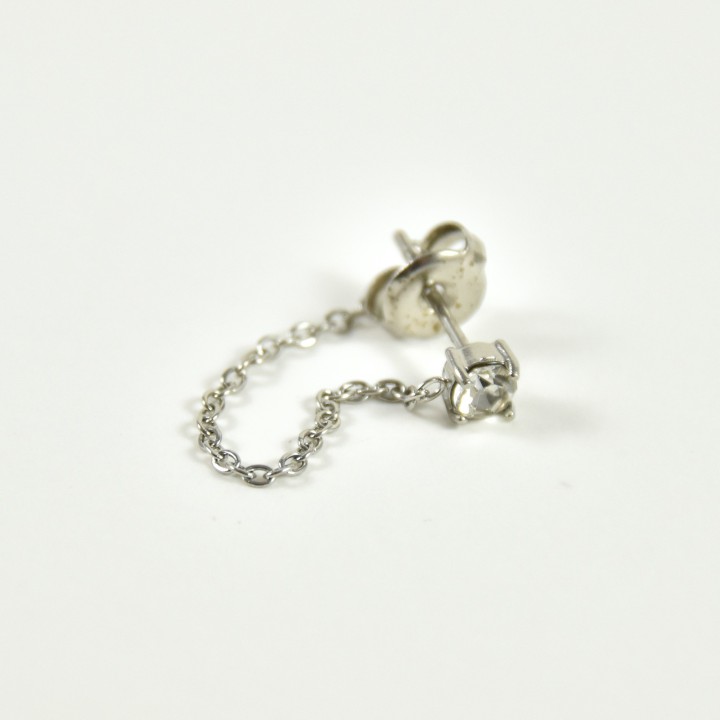 FAUX PIERCING ETOILE ACIER INOXYDABLE SILVER PETIT PRIX