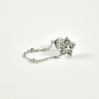 FAUX PIERCING ETOILE ACIER INOXYDABLE SILVER PETIT PRIX