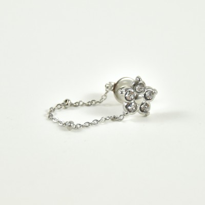 FAUX PIERCING ETOILE ACIER INOXYDABLE SILVER PETIT PRIX