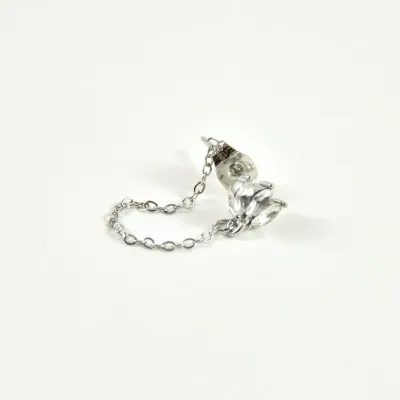 FAUX PIERCING ETOILE ACIER INOXYDABLE SILVER PETIT PRIX