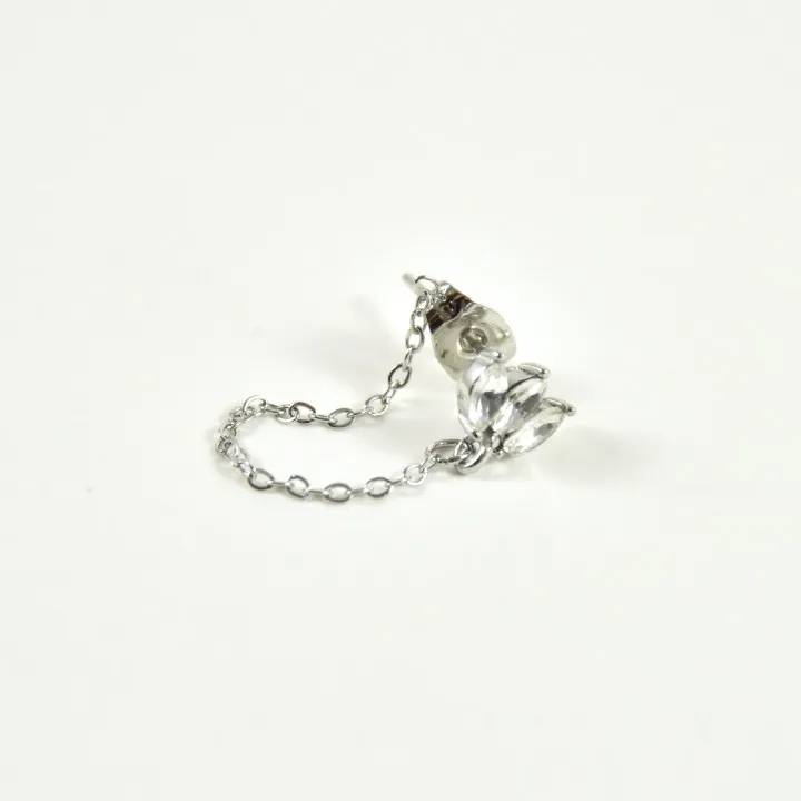 FAUX PIERCING ETOILE ACIER INOXYDABLE SILVER PETIT PRIX