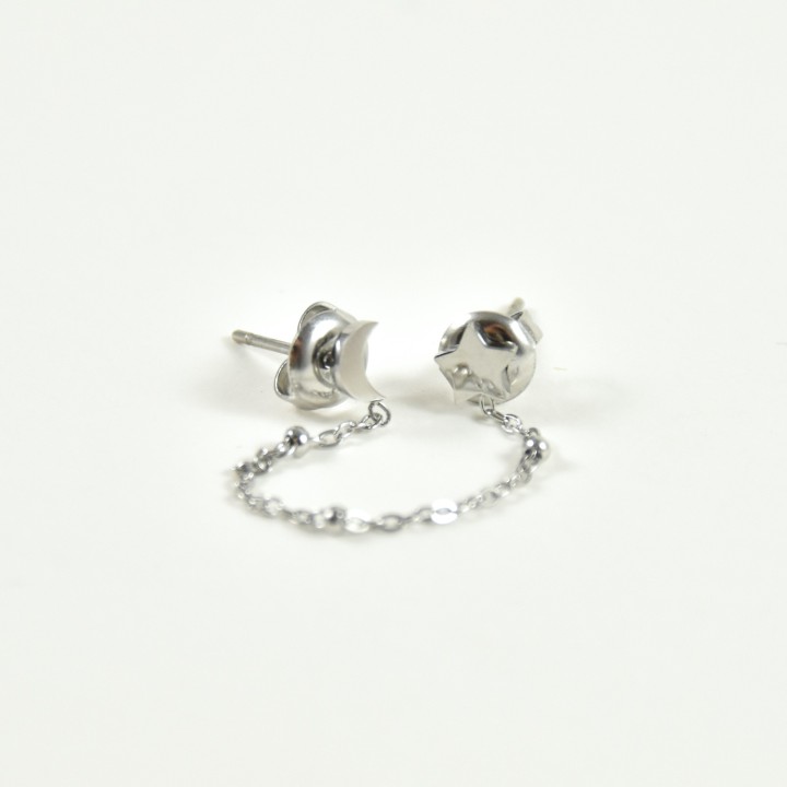 FAUX PIERCING ETOILE ACIER INOXYDABLE SILVER PETIT PRIX