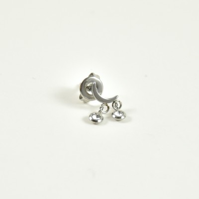 FAUX PIERCING ETOILE ACIER INOXYDABLE SILVER PETIT PRIX