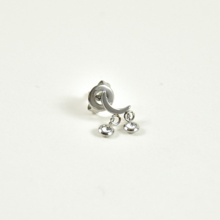 FAUX PIERCING ETOILE ACIER INOXYDABLE SILVER PETIT PRIX