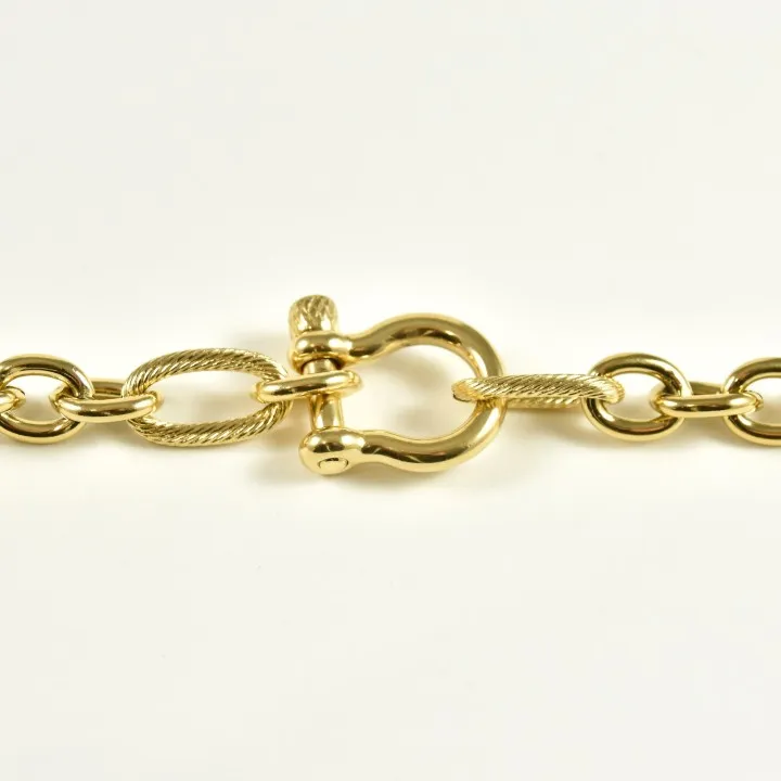 CORDON DE TELEPHONE GROSSE MAILLE MARRON PETIT PRIX