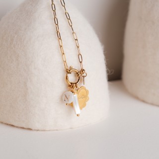 CHAINE PETITE MAILLE CHEVAL ACIER INOXYDABLE GOLD PETIT PRIX