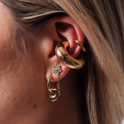 FAUX PIERCING ETOILE ACIER INOXYDABLE SILVER PETIT PRIX