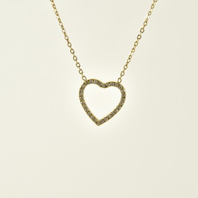 COLLIER MAILLE SERPENT ACIER INOXYDABLE GOLD PETIT PRIX