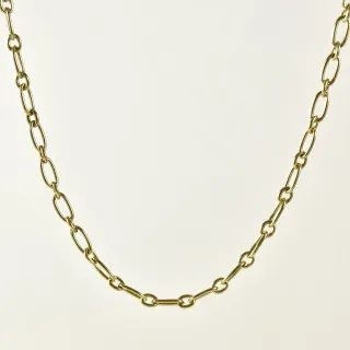 COLLIER MAILLE SERPENT ACIER INOXYDABLE GOLD PETIT PRIX