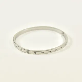 JONC ETOILES ET STRASS ACIER INOXYDABLE SILVER PETIT PRIX
