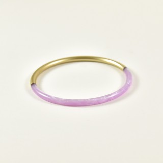 JONC RIGIDE COLORE GOLD ET VIOLET PETIT PRIX