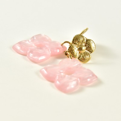 BOUCLES ANNEAUX ENTRELACES ACIER INOXYDABLE SILVER PETIT PRIX